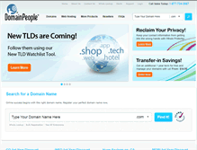 Tablet Screenshot of domainpeople.ca